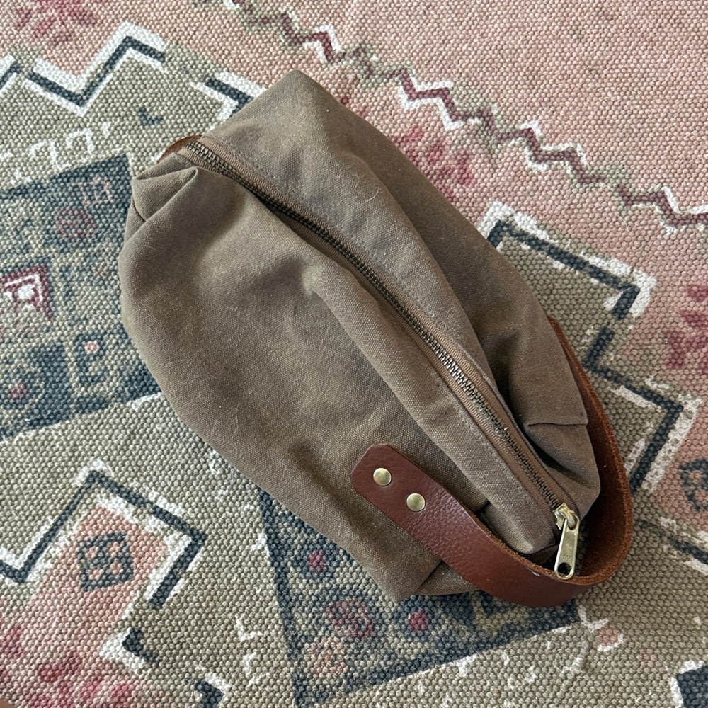 The Blue Claw Co Brown Canvas Men's Bag Made in USA